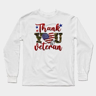 Thank you veteran Long Sleeve T-Shirt